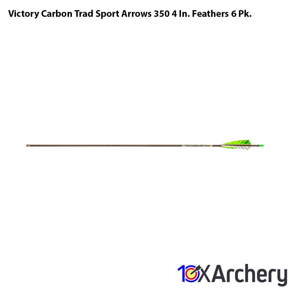 Carbon Sport Arrows 350 4 in. Feathers 6 Pk. G7199