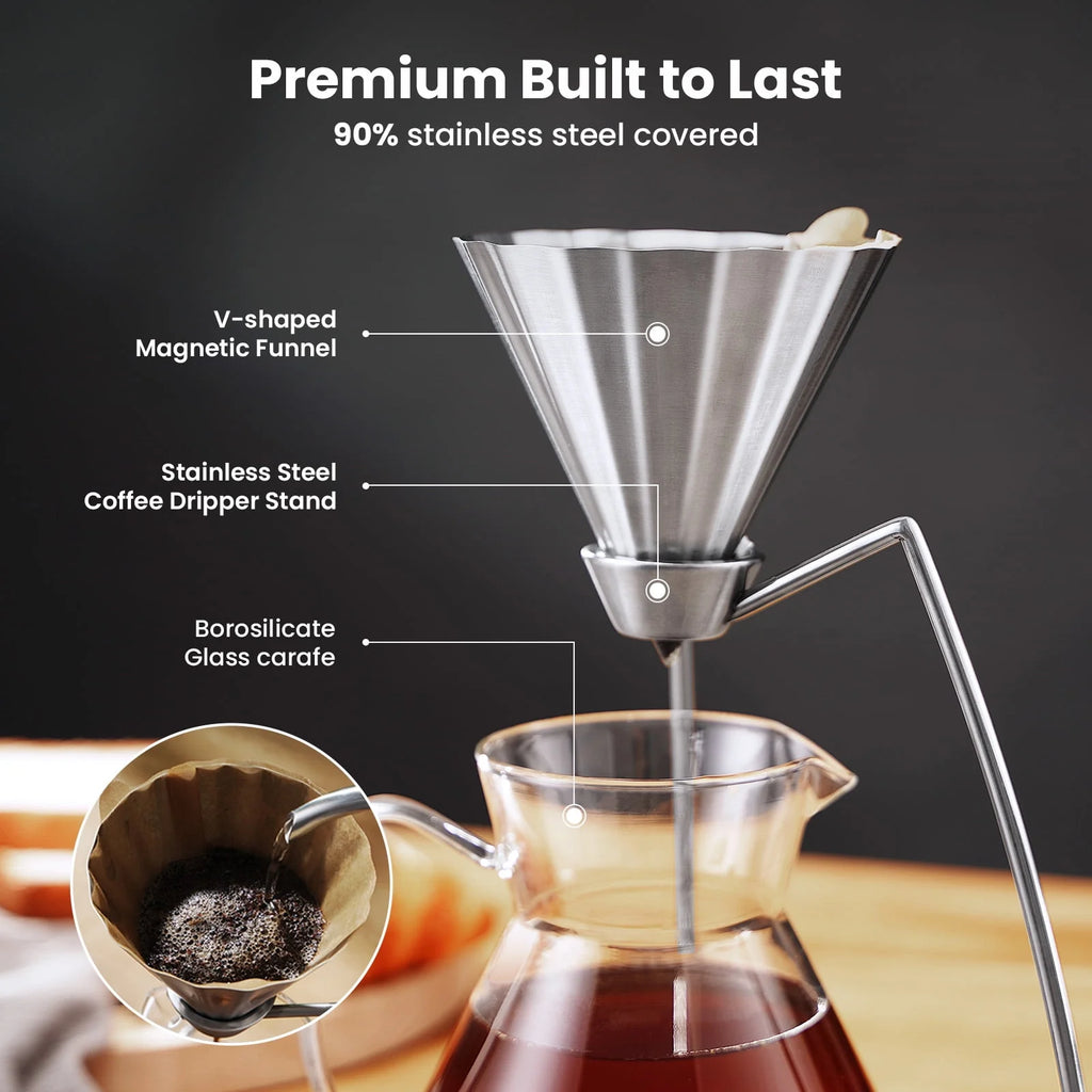 Pour Over Coffee Maker and 600ML Carafe Y7266
