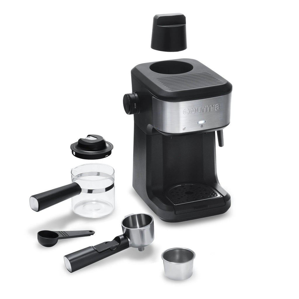 Steam Espresso, Cappuccino, and Latte Maker with Frothing Wand S37063