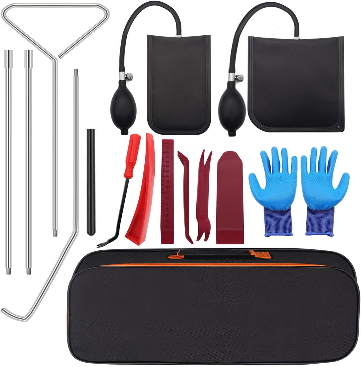 16 PCS Car Tool Kit with 304 Stainless Steel Tools J195233