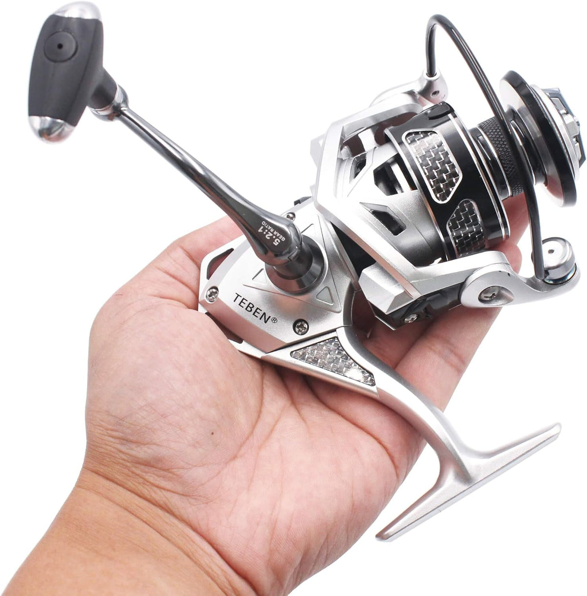 Carbon Fiber Aluminum Alloy Spinning Reel 5+1 BB X86358