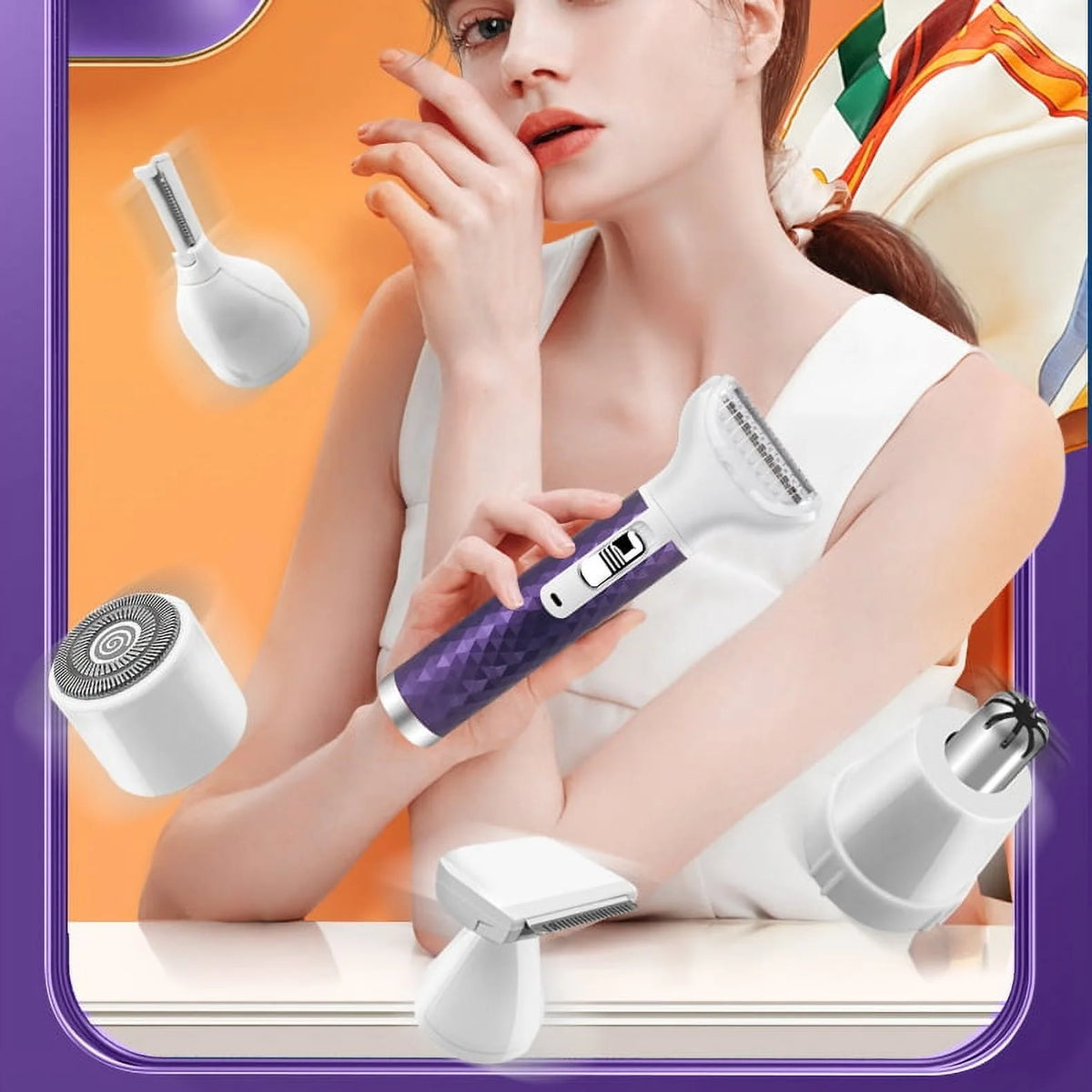 5 in 1 Cordless Wet & Dry Electric Razor Kit P912
