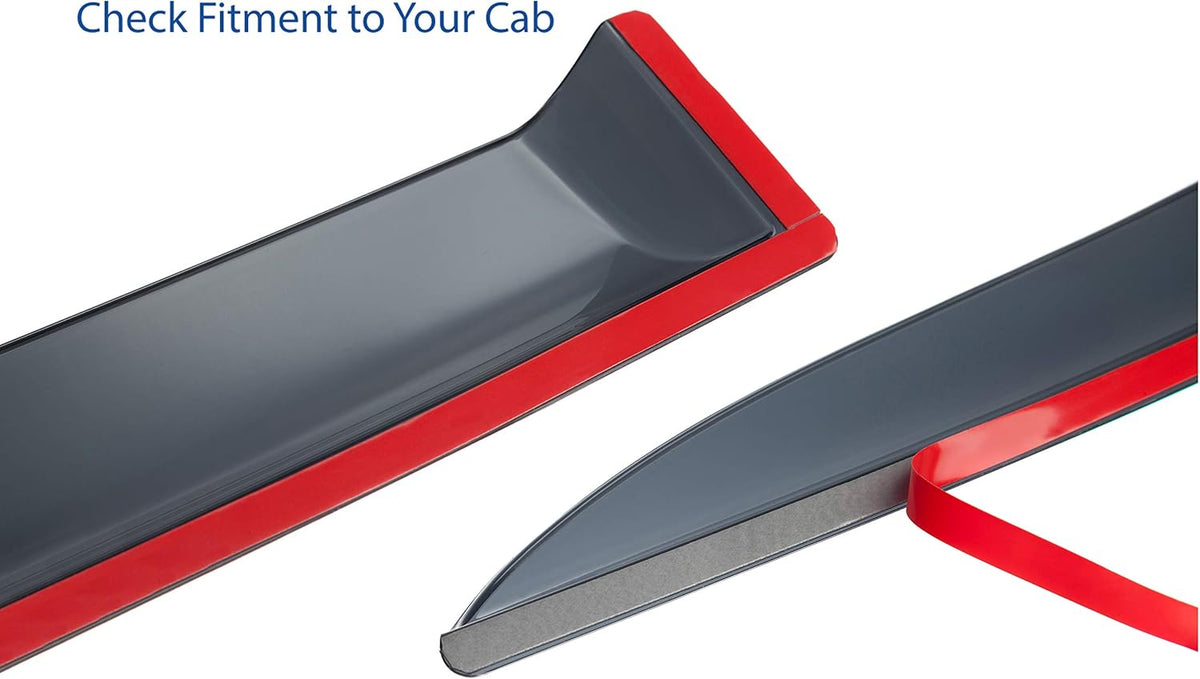 Tape-on Window Deflectors 4 pcs P160