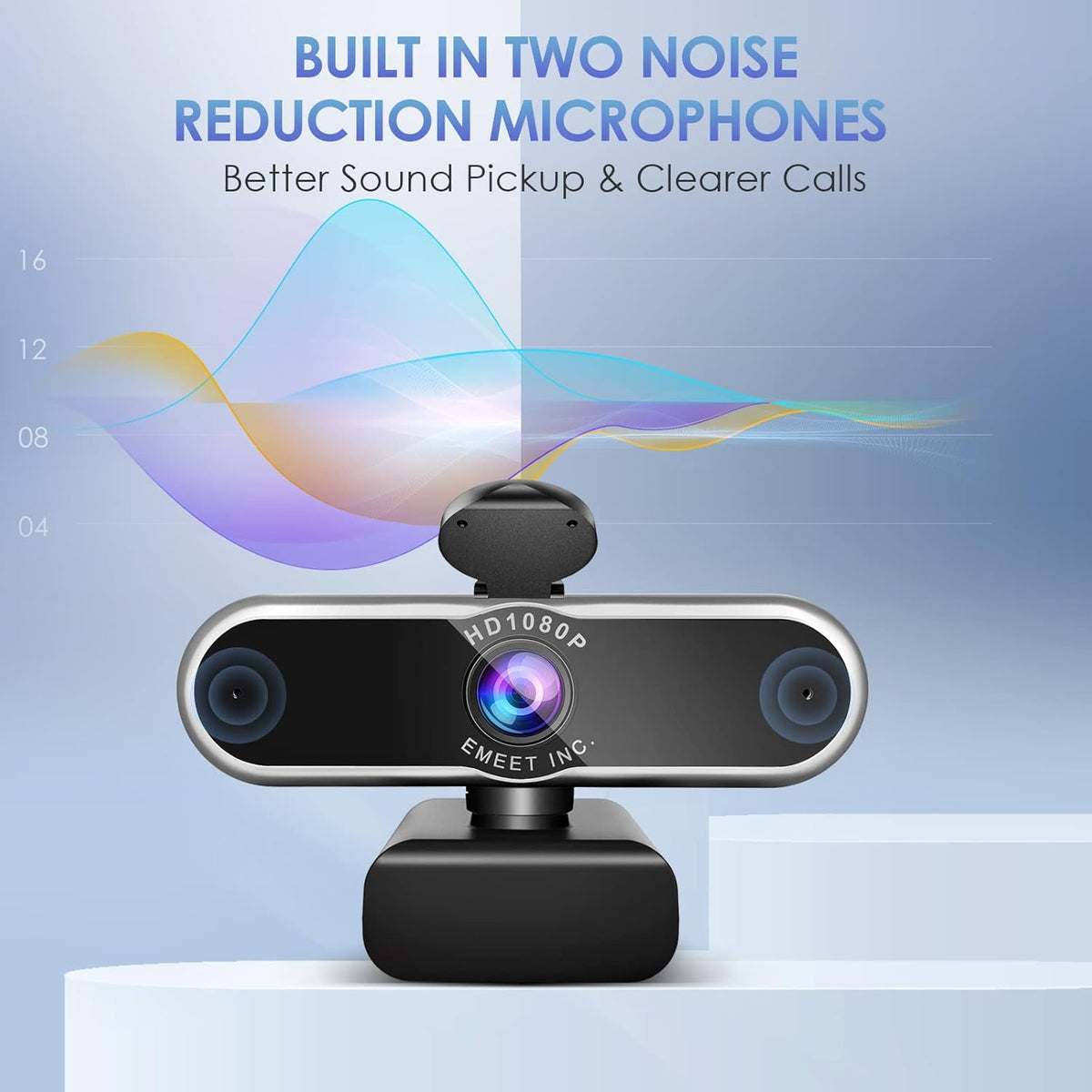 1080P Webcam with Microphone Pack of 2 K143548