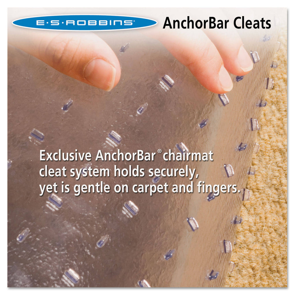 Chair Mats for Medium Pile Carpet with Lip 36 x 48 Clear T84362