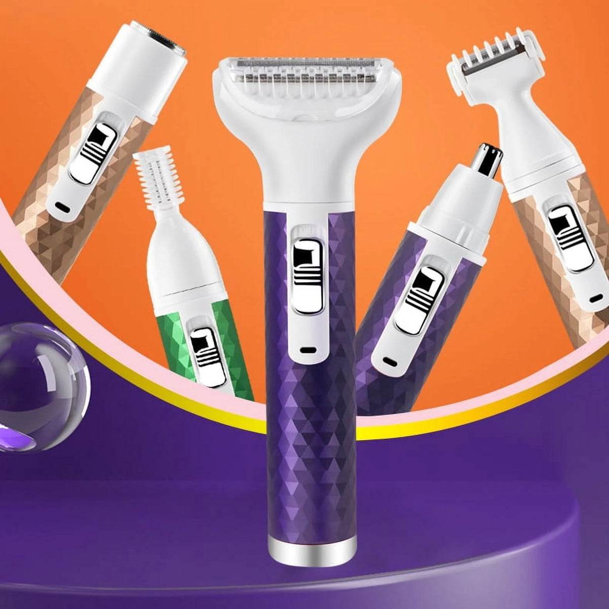 5 in 1 Cordless Wet & Dry Electric Razor Kit P912