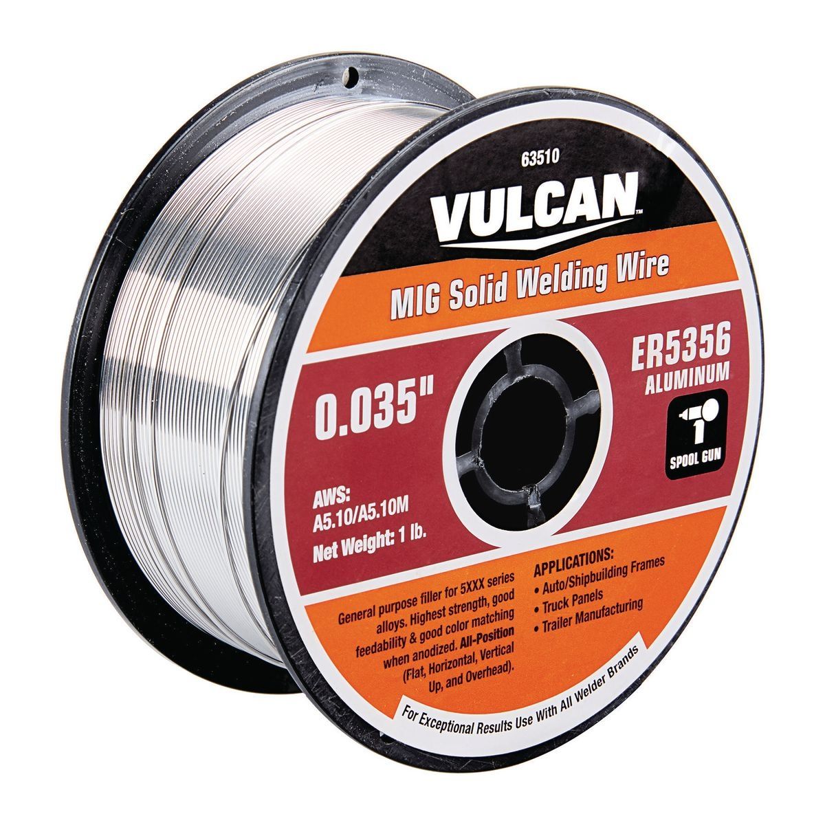0.035 in. ER5356 MIG Solid Welding Wire 1 lb. Roll E664