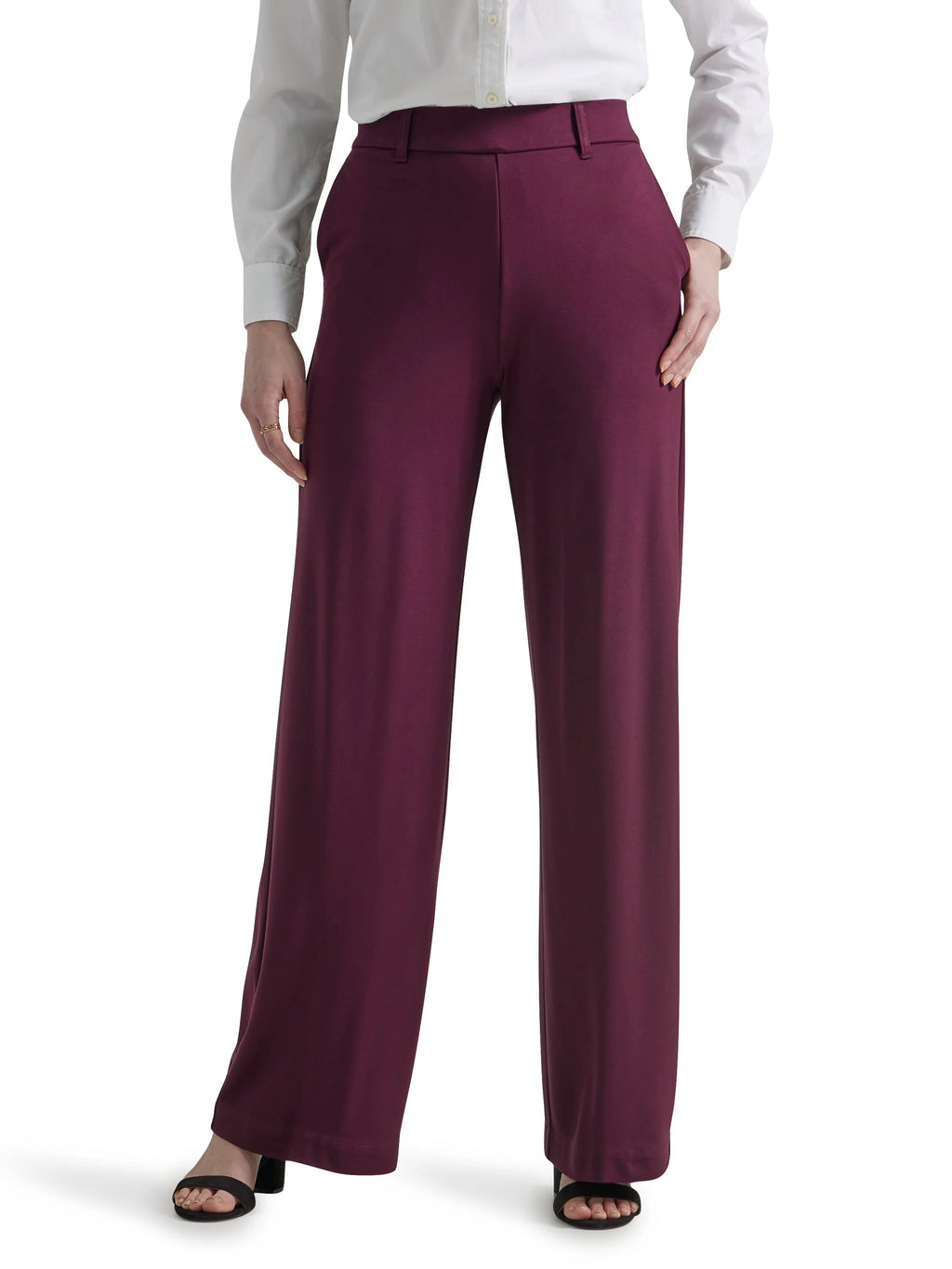Women's Pull-On A-Line Knit Pant I675