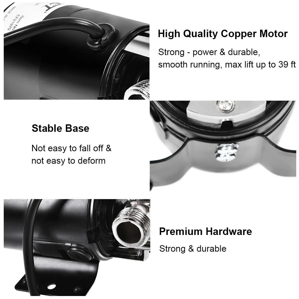 120V Electric Water Transfer Pump with Hose F510002