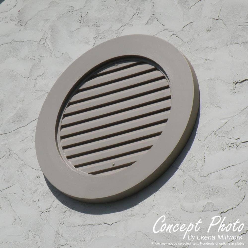 14x22W x 29x22H Cathedral Urethane Gable Vent Louver F513328