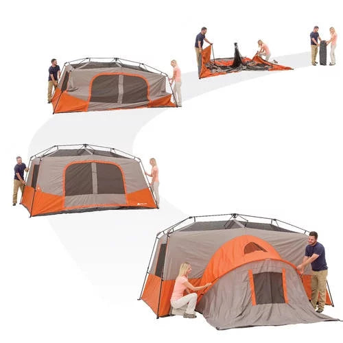 11-Person Instant Cabin Tent with Private Room N544