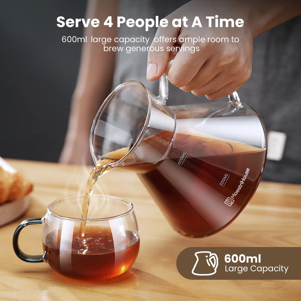 Pour Over Coffee Maker and 600ML Carafe Y7266