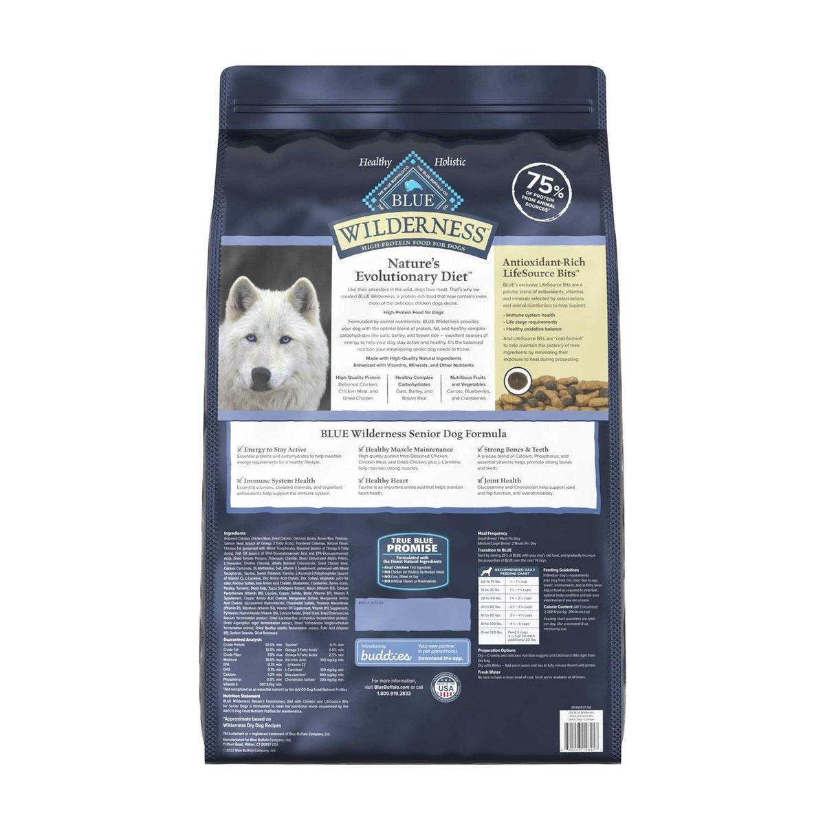 Chicken Senior Dry Dog Food X56794