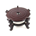 Wooden Fishbowl Planter Display Stand K21577