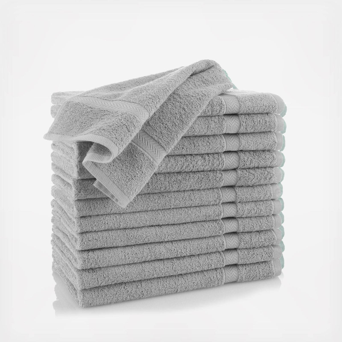 Grey 12 Pack Hand Towel N955