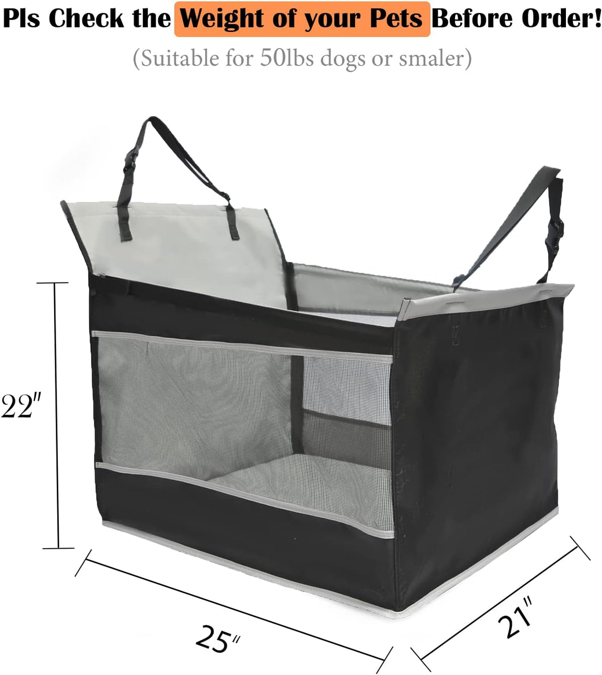 Dog Car Seat for Large Dogs F41172