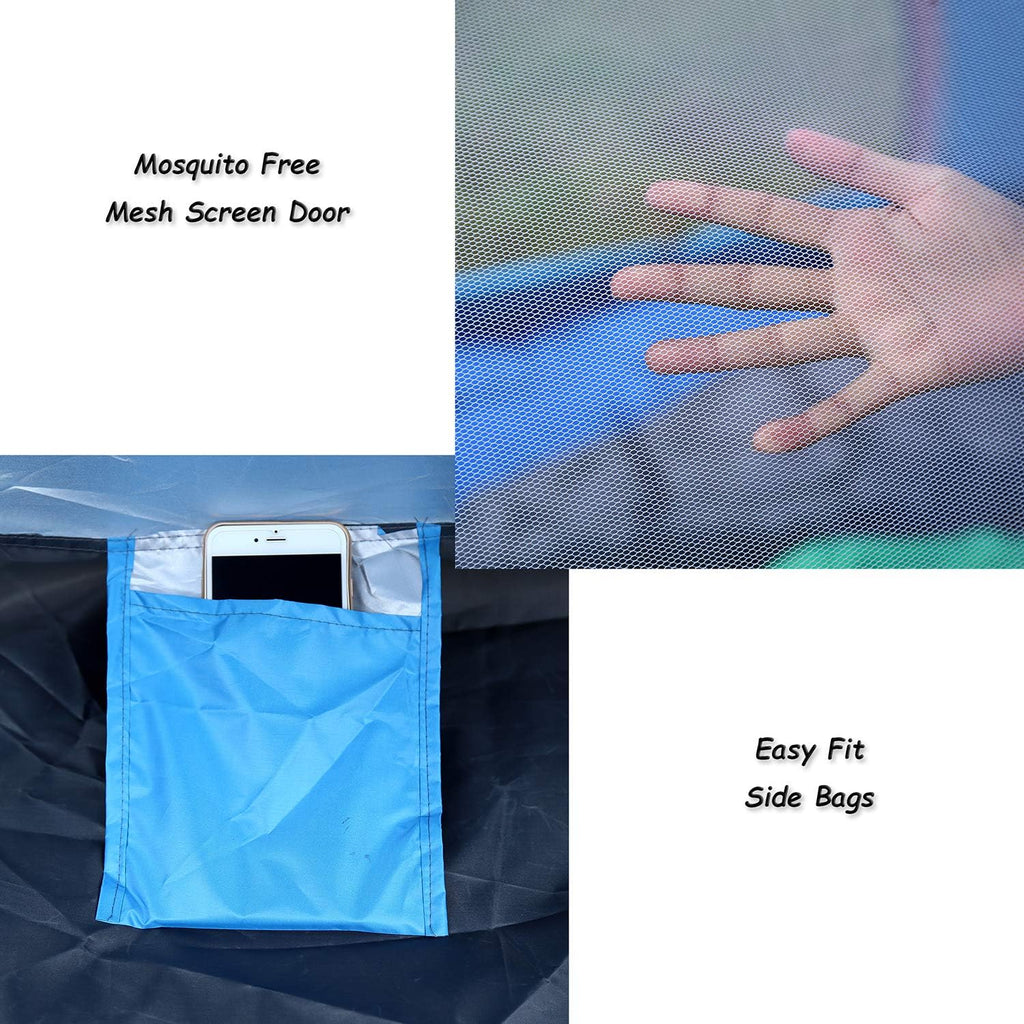 2 Person Pop Up Camping Tent with Carrying Bag Q28085