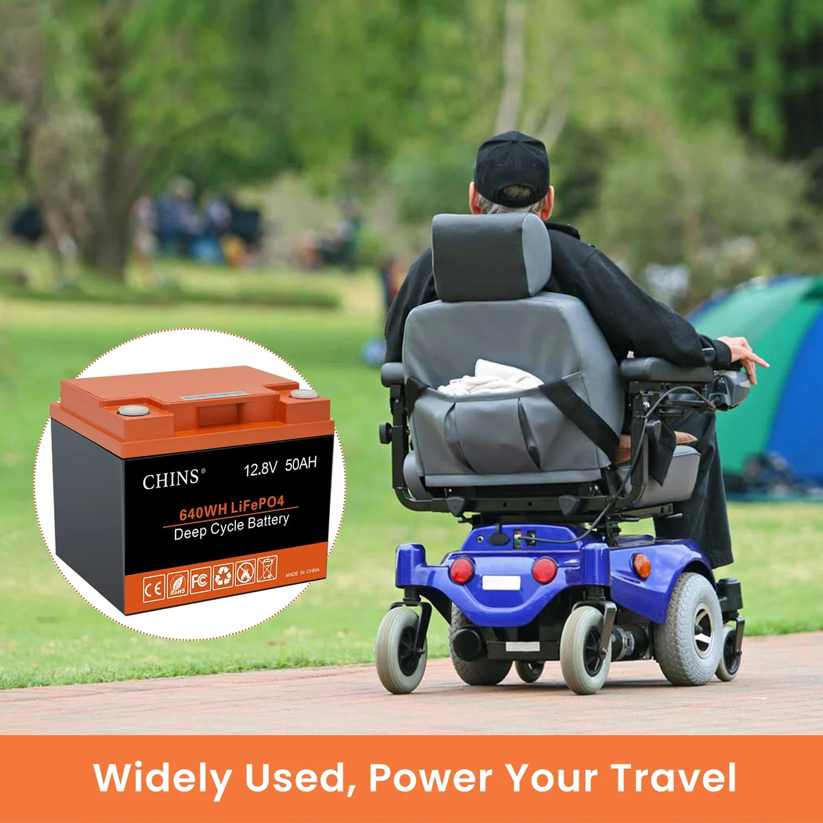 12V 50Ah LiFePO4 Battery X33730