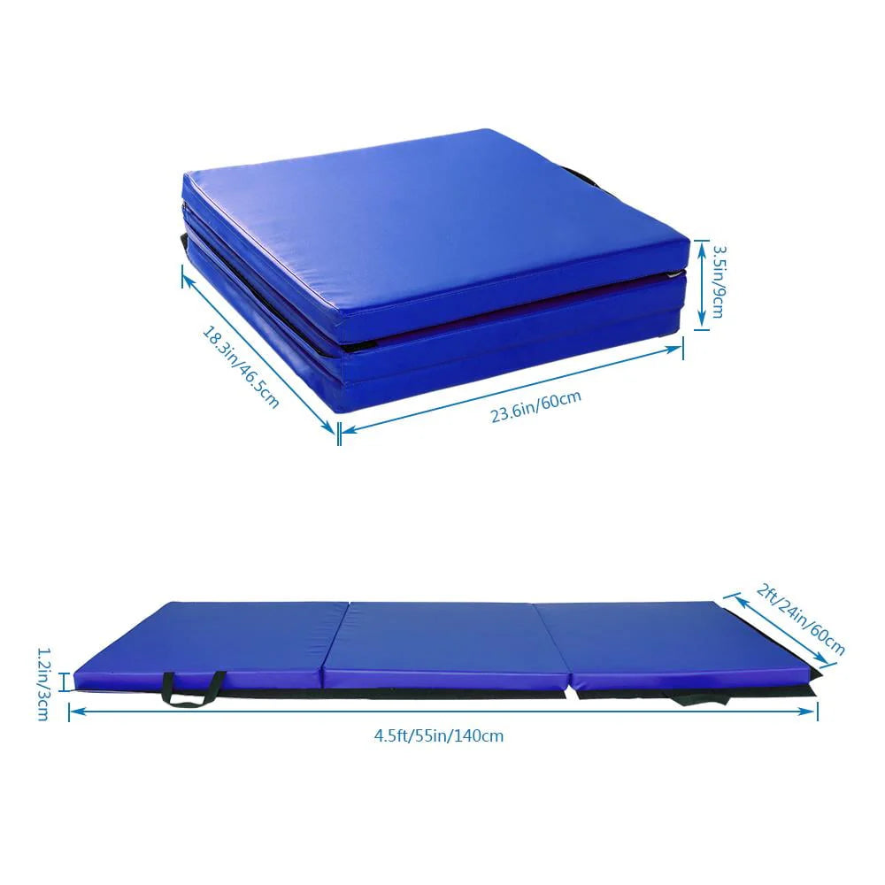 Three Folding Yoga Mat with Magic Tape W213267