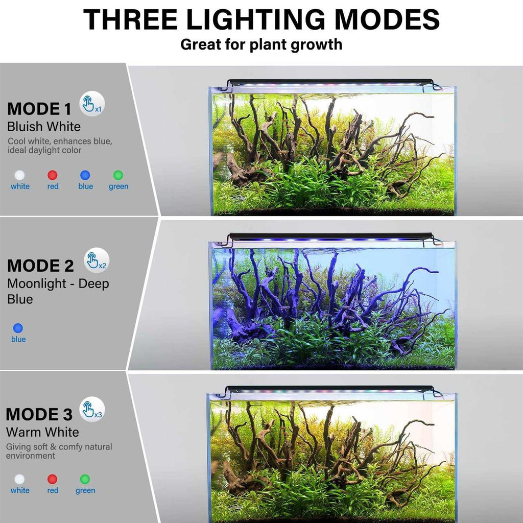 21W Ultra-Thin Full Spectrum LED Aquarium Light G659