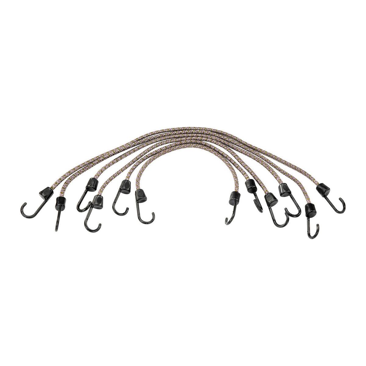 Camouflage Elastic Stretch Cords, 6 Piece L11862