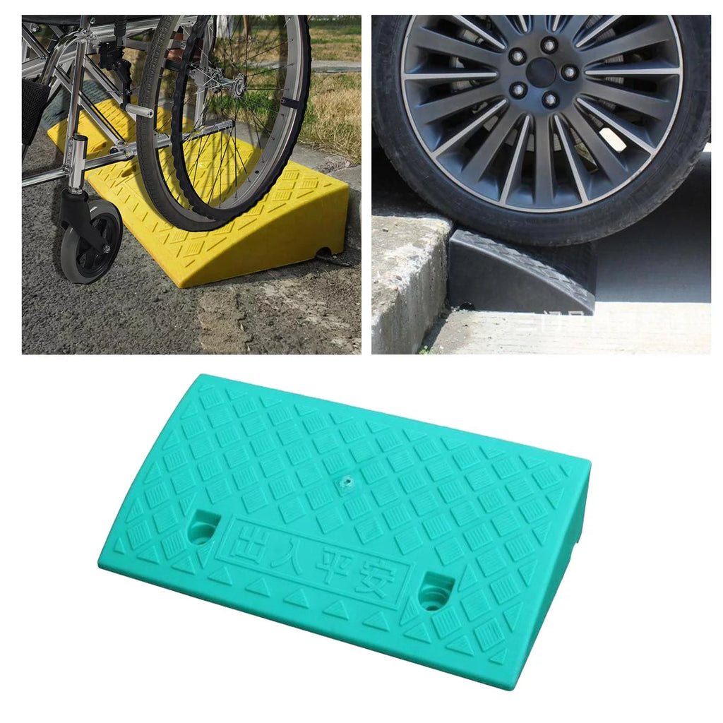 Portable Skidproof Wheelchair Ramp 7cm Yellow X263
