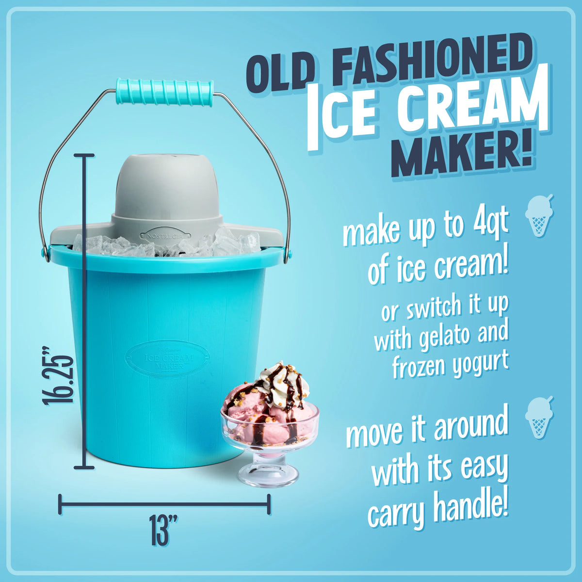 4-Quart Electric Ice Cream Maker I907