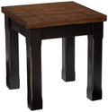 Black & Oak End Table D99417
