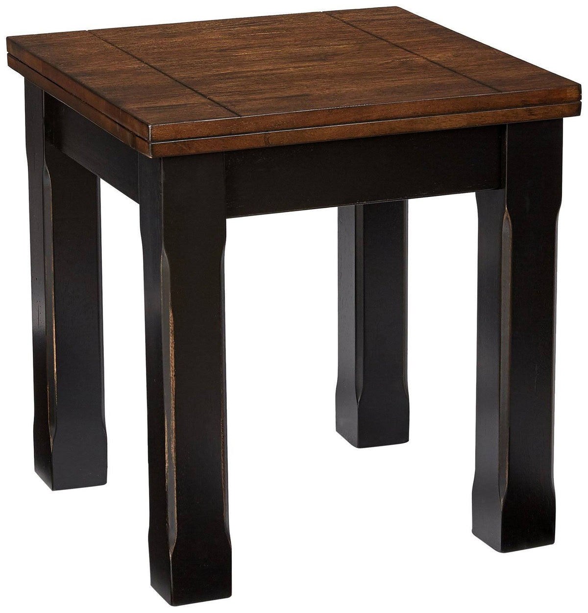 Black & Oak End Table D99417