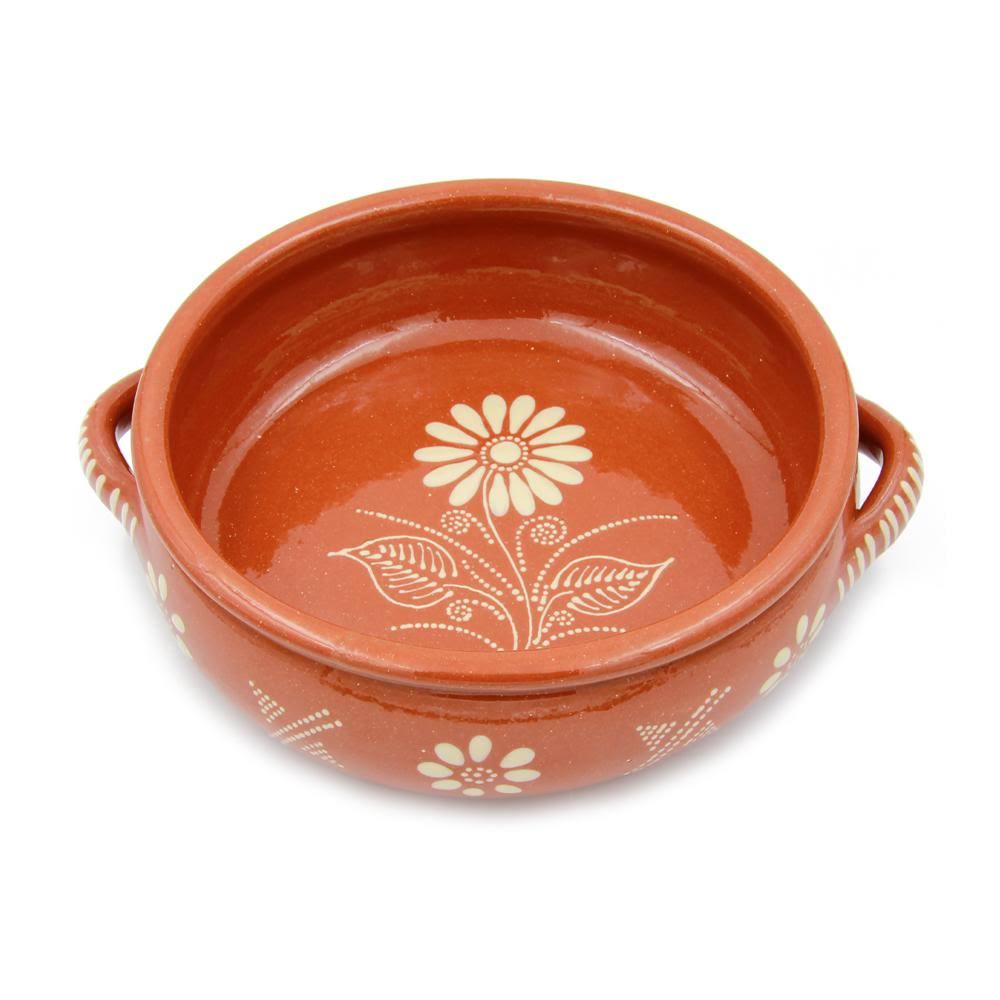 Hand-Painted Clay Terracotta Cooking Pot L858540