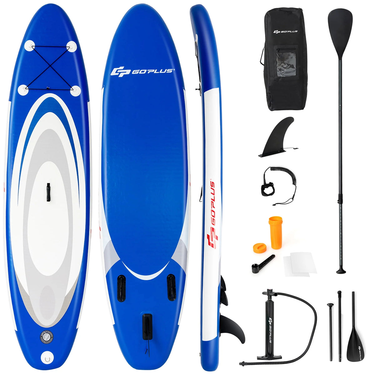 10' Inflatable Stand Up Paddle Board with Bag Paddle Pump B644