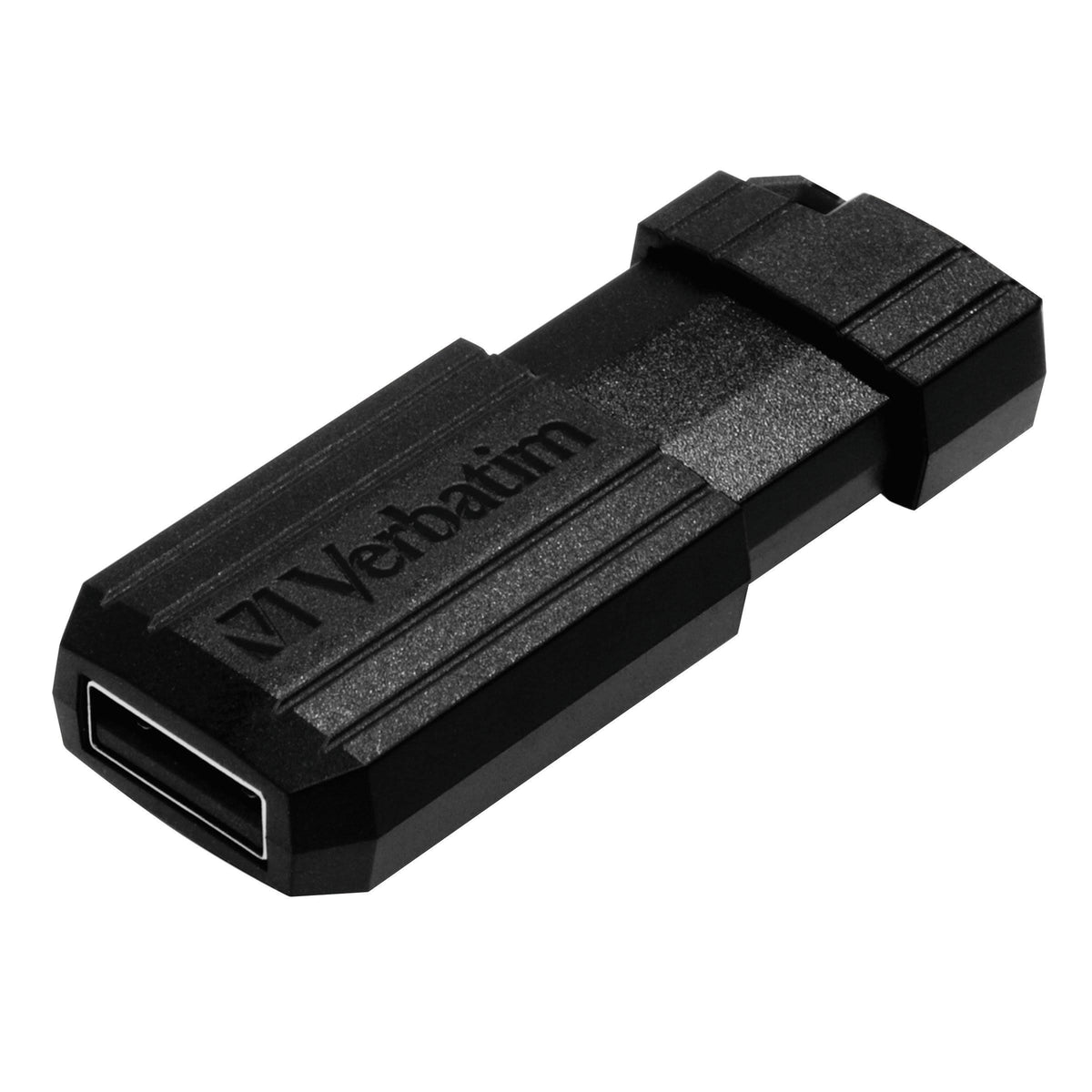 128 GB Black Pinstripe USB Flash Drive W519876