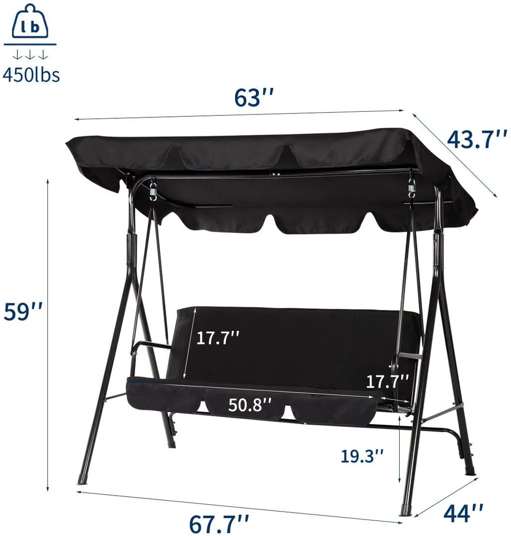 Stainless Steel Porch Swing X2809