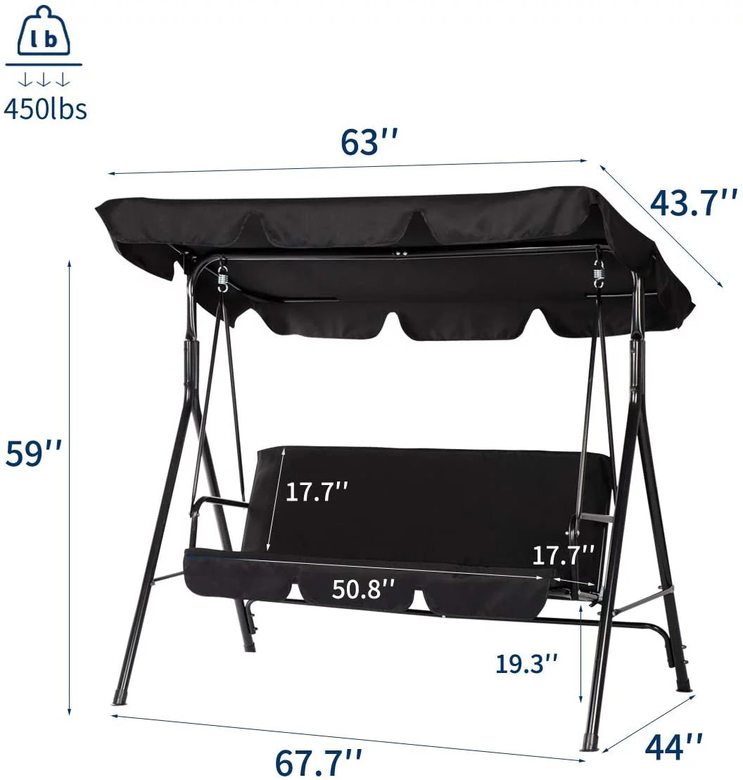 Stainless Steel Porch Swing X2809
