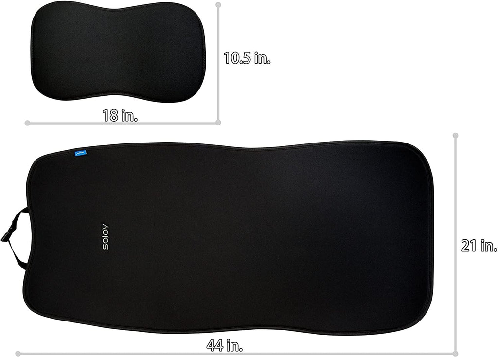 Black Cooling Breathable Car Seat Covers X861688