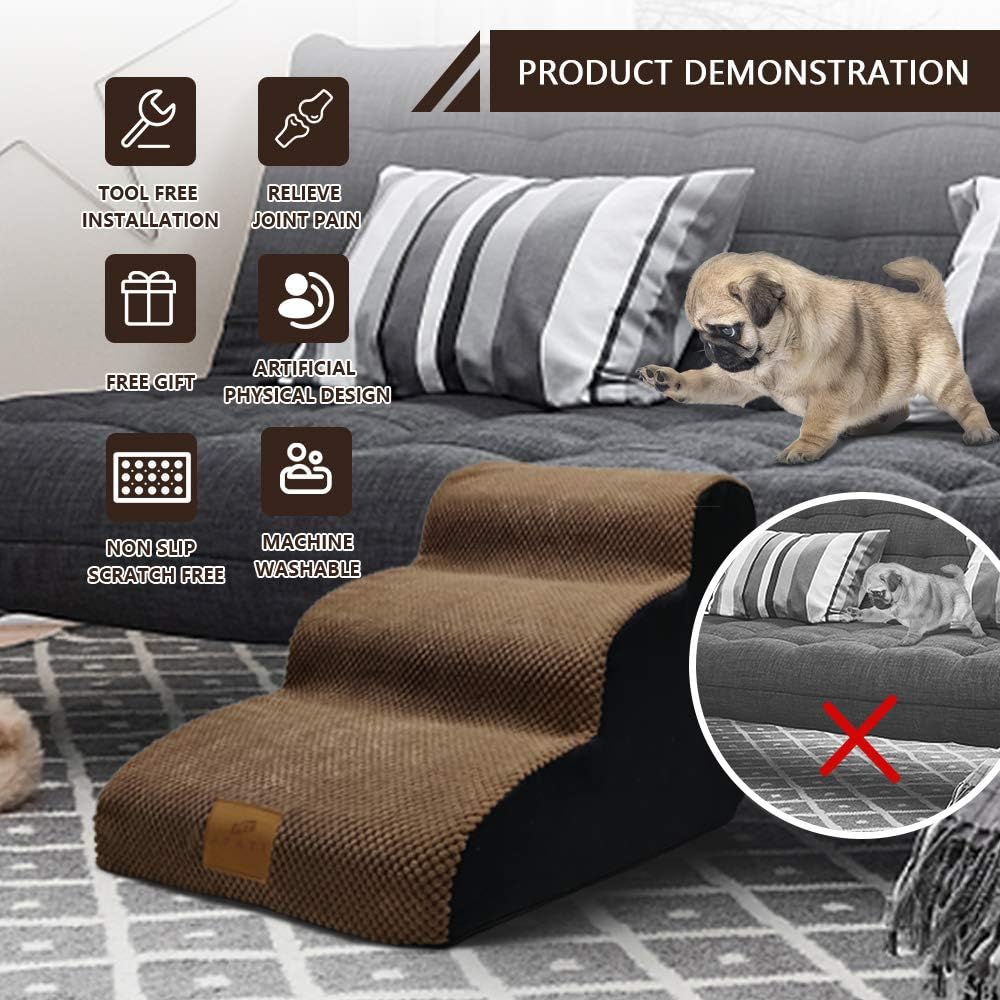 3 Tiers Foam Dog Ramps Steps D801