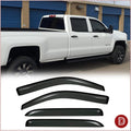 4pcs Tape-On Window Deflector Set P3038