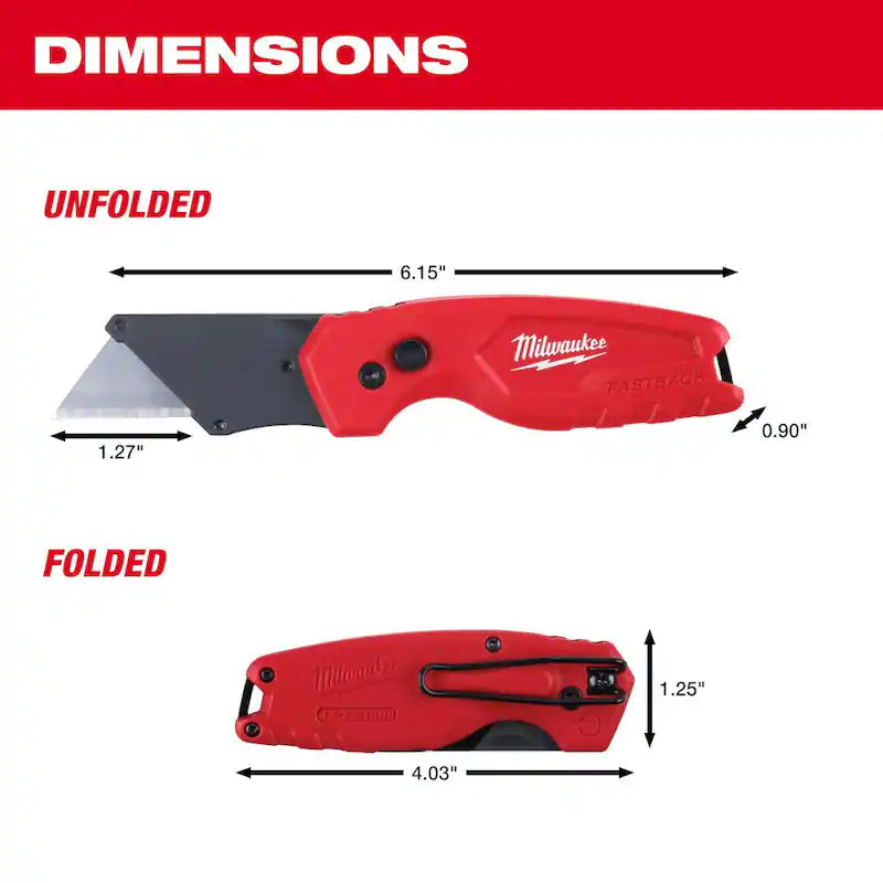 Folding Utility Knife with Blade Storage and Gut Hook (2-Piece) S870658