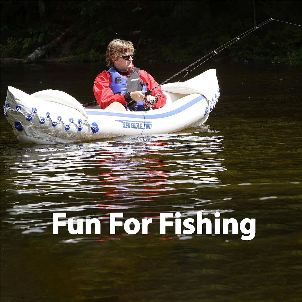 3 Person Inflatable Kayak Canoe with Paddles Y8077