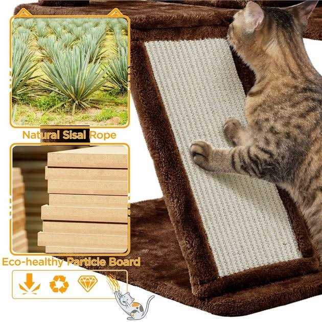 Plush Cat Tree & Condo Q93559