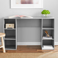 White 6-Cube Storage Computer Desk K8575