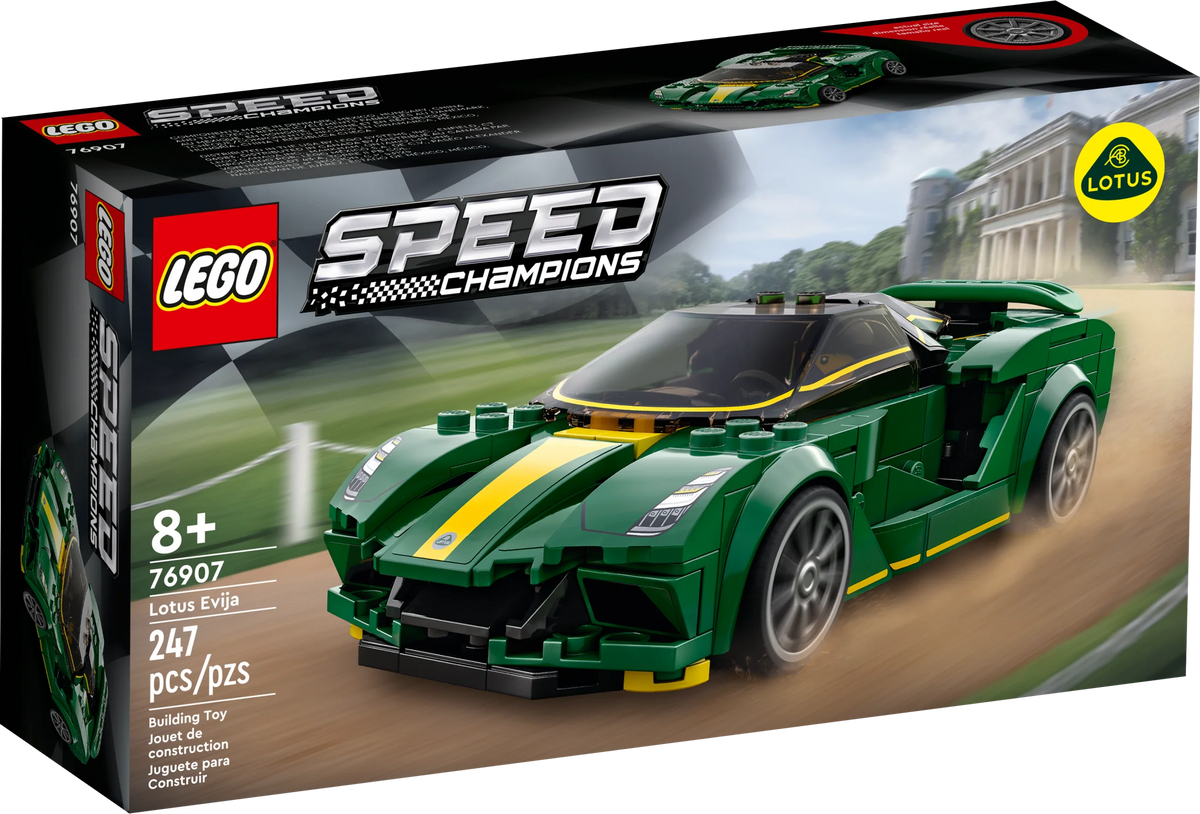 Race Car Toy Model Collectible Set with Racing Driver Minifigure V51768