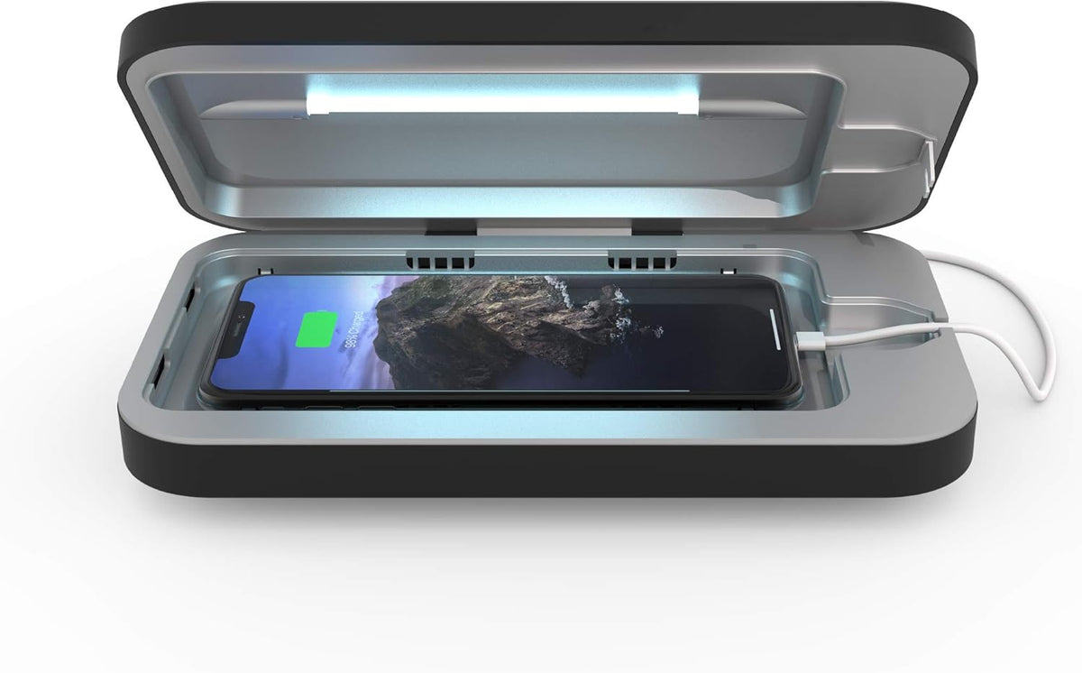 White UV Cell Phone Sanitizer and Charger C88439