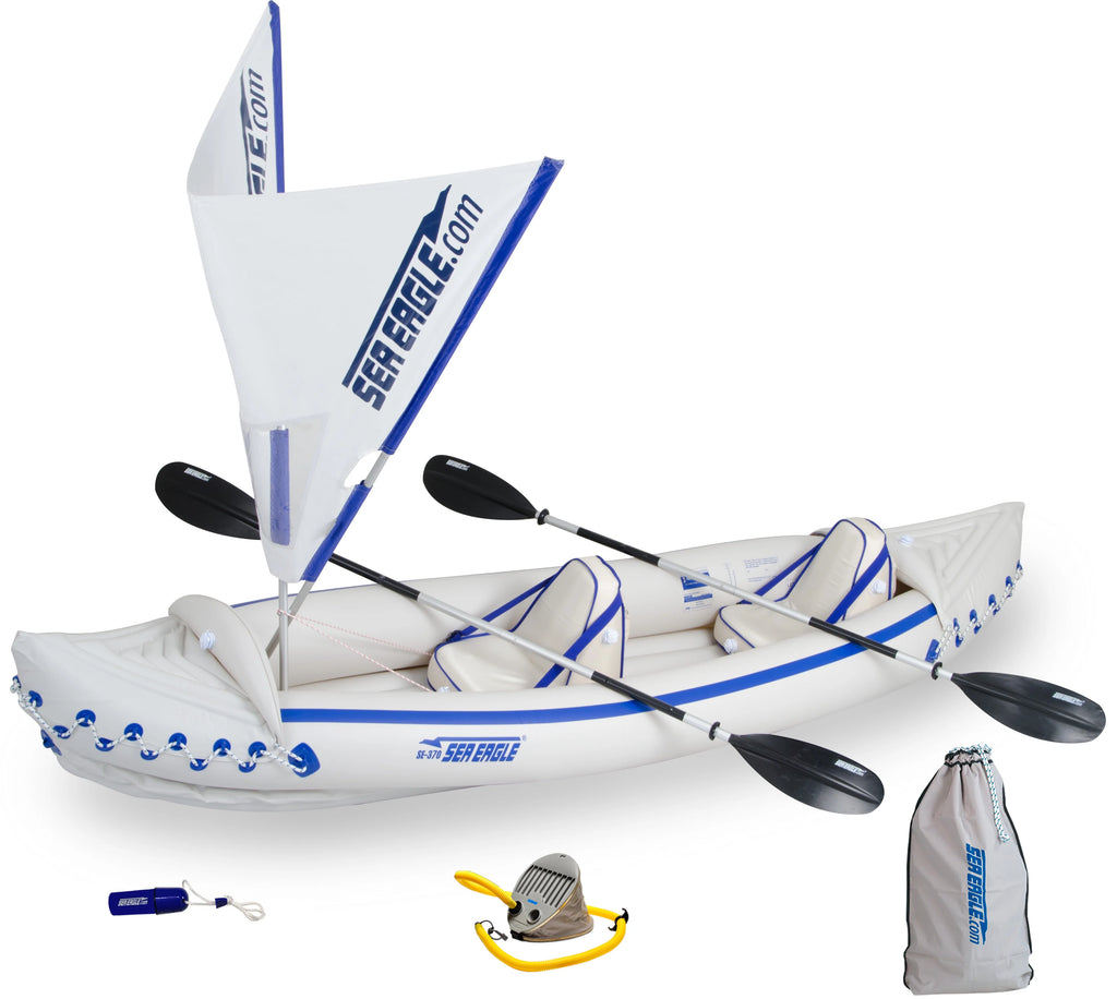 3 Person Inflatable Kayak Canoe with Paddles Y8077