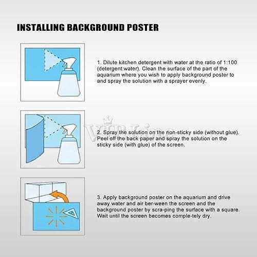 Rock Wall Aquarium Background Poster Fish Tank Decor L38523