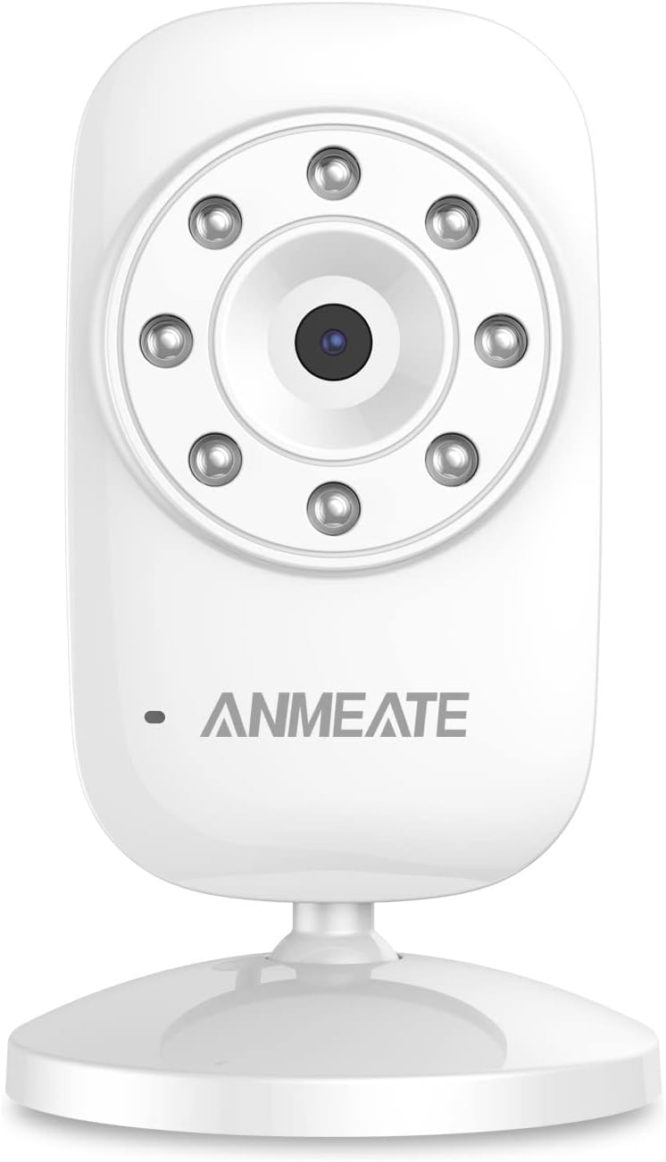 Video Baby Monitor with Digital Camera, 2.4Ghz Wireless, Night Vision, 2-Way Talk, 2.4inch, Pack of 2 V515037