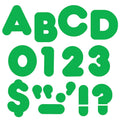 Green Casual Uppercase Ready Letters, 6 Packs G79798