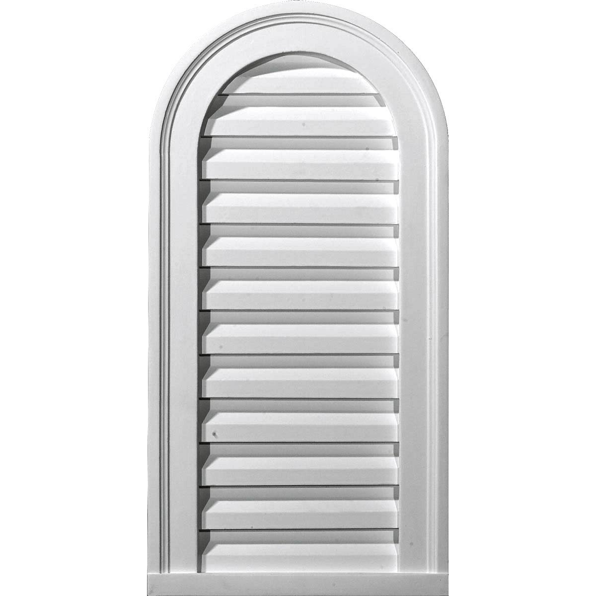 14x22W x 29x22H Cathedral Urethane Gable Vent Louver F513328