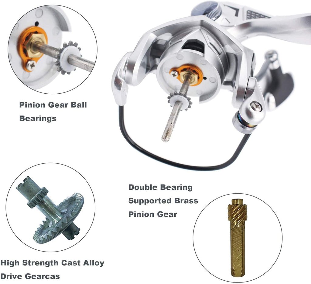 Carbon Fiber Aluminum Alloy Spinning Reel 5+1 BB X86358
