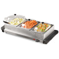 3-Station 1.5-Quart Stainless Steel Buffet Server & Warming Tray H921134